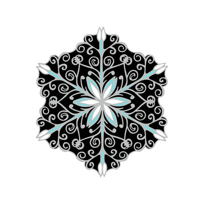 Snowflake Enamel Pin