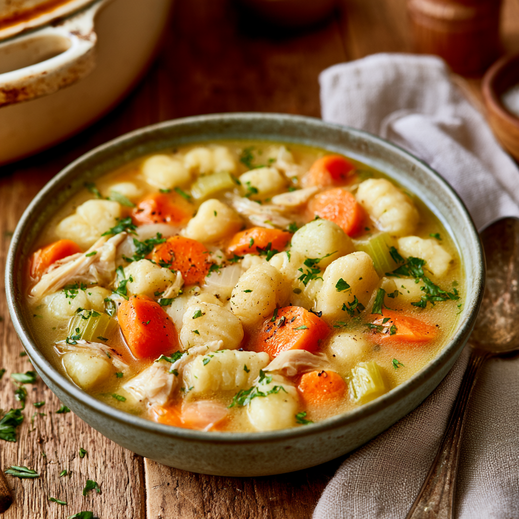 Gluten Free Chicken Gnocchi Soup
