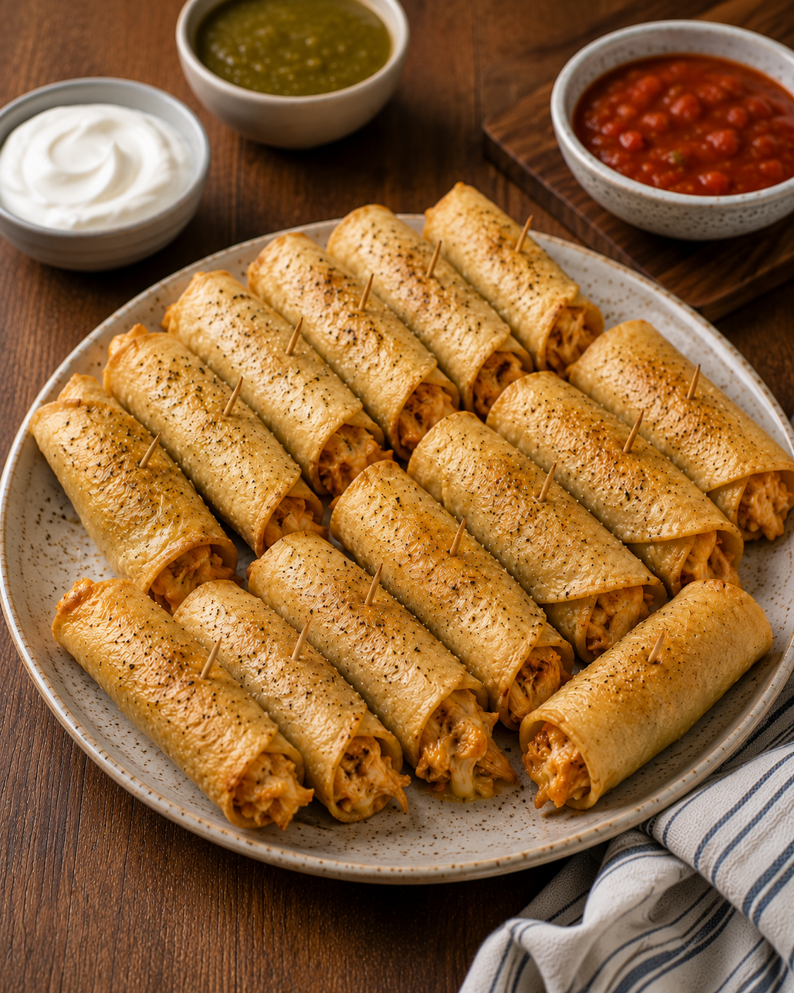 Gluten Free Chicken Taquitos