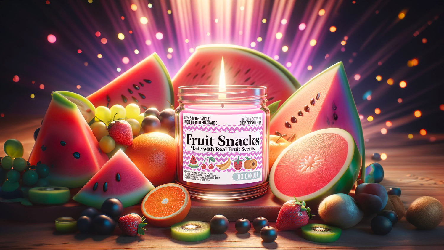 Fruity Candles + Wax Tarts
