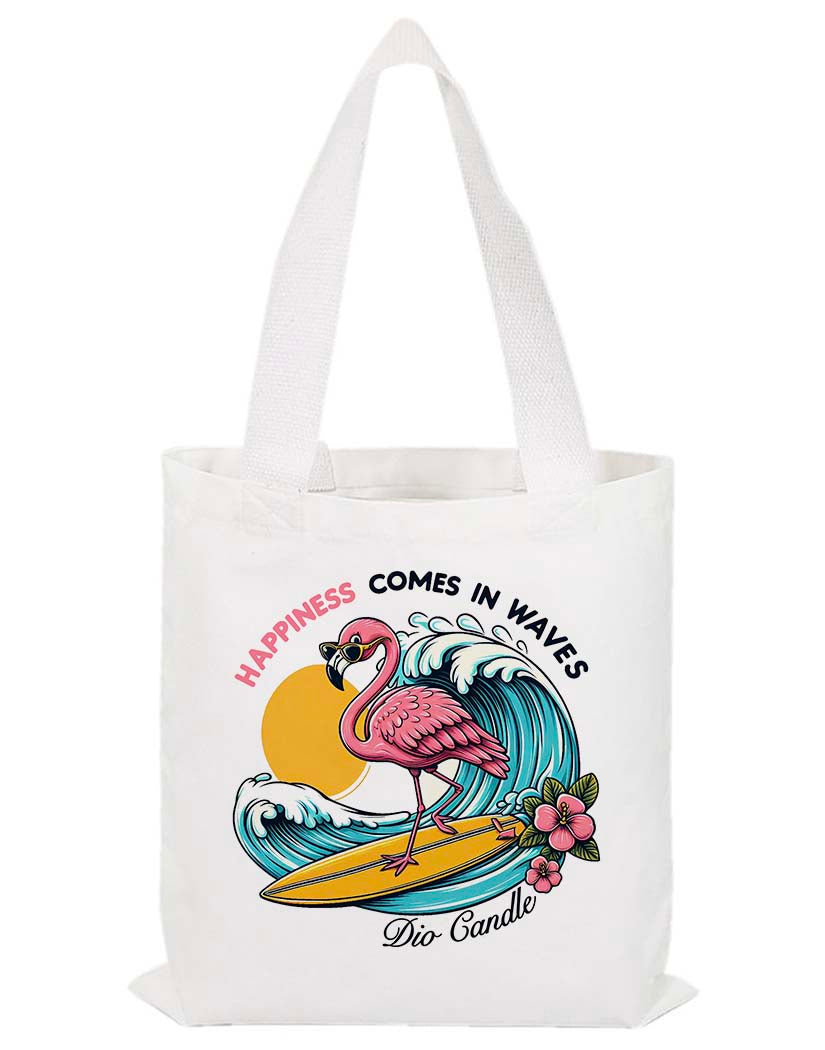 Happy Waves Tote Bag