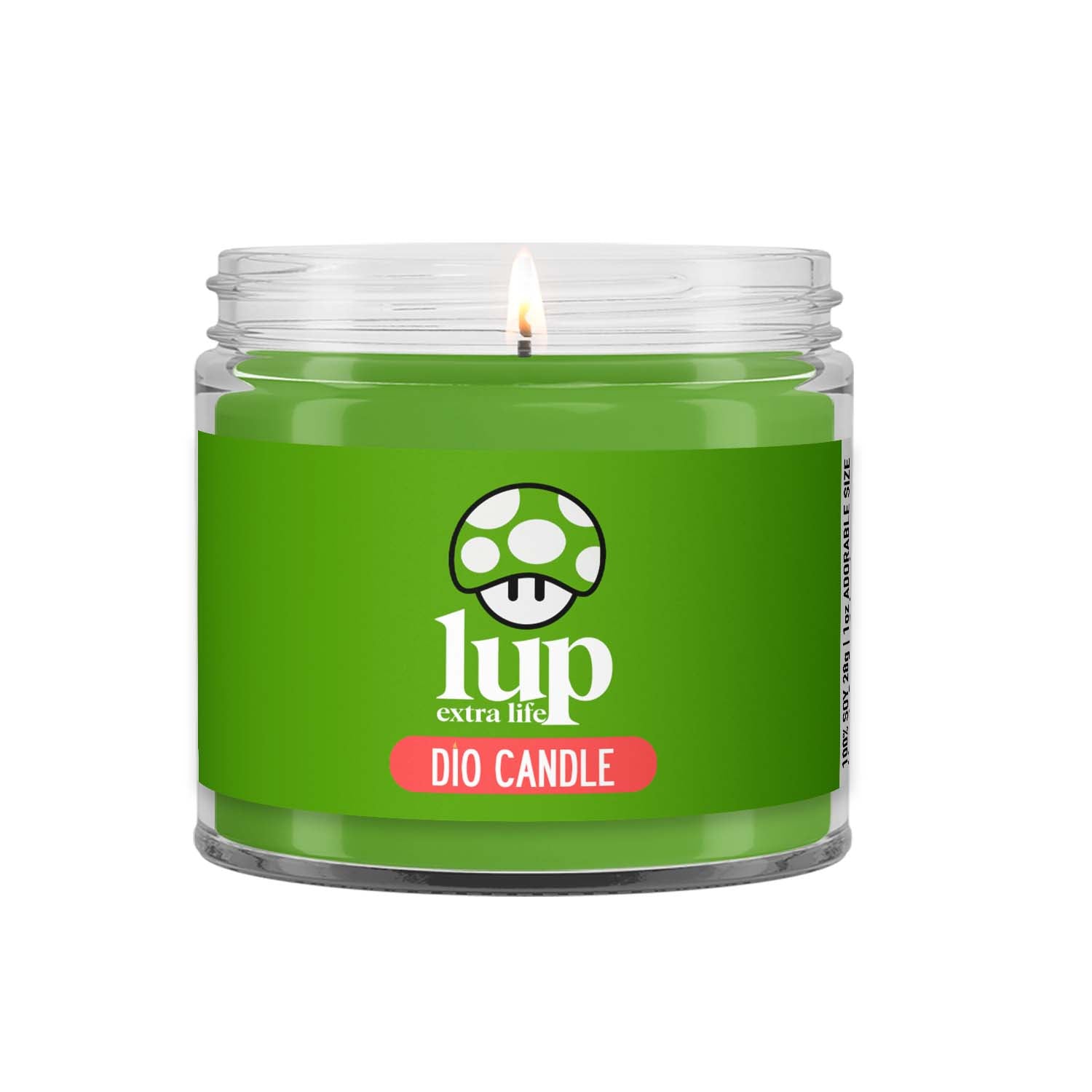 1 Up Extra Life Gaming Candle