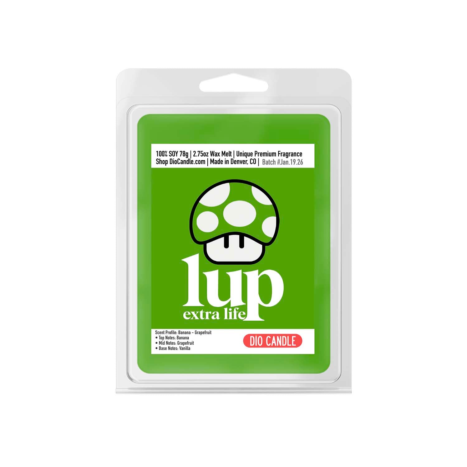 1 Up Extra Life Gaming Candle