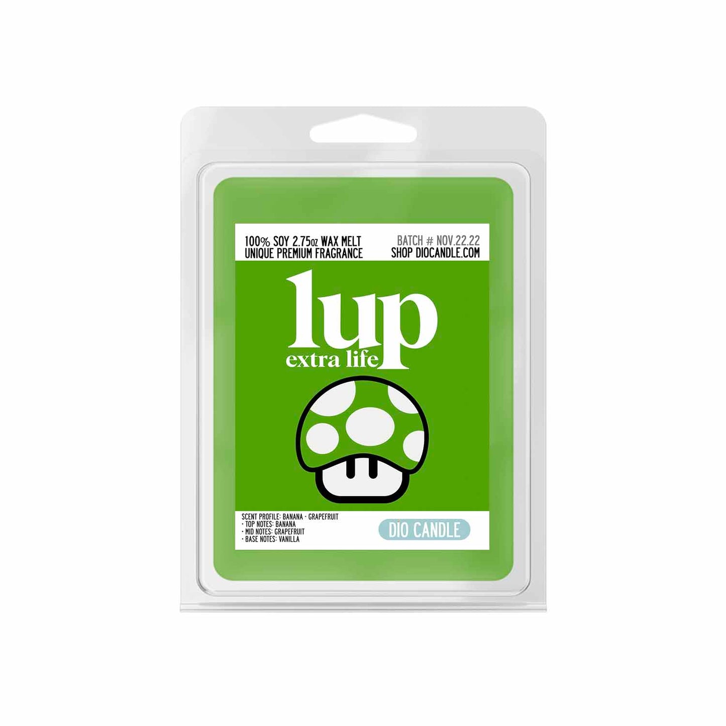 1 Up Extra Life Gaming Candle