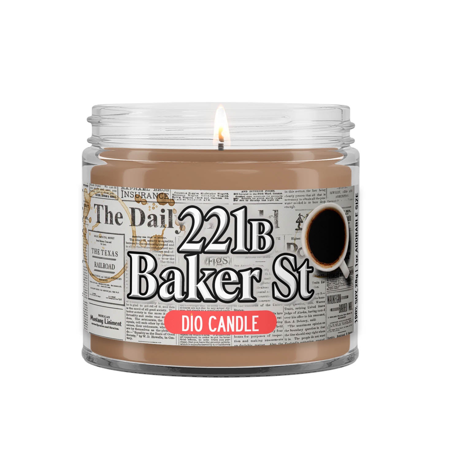 221b Baker Street Candle