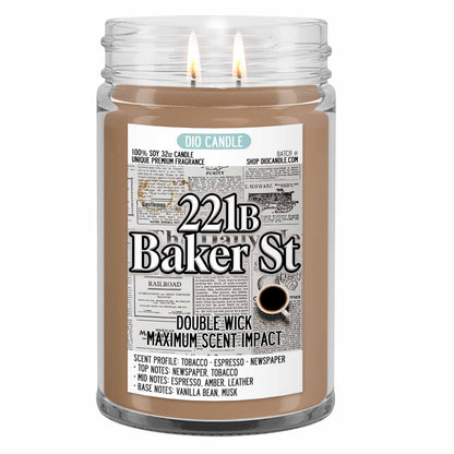 221b Baker Street Candle