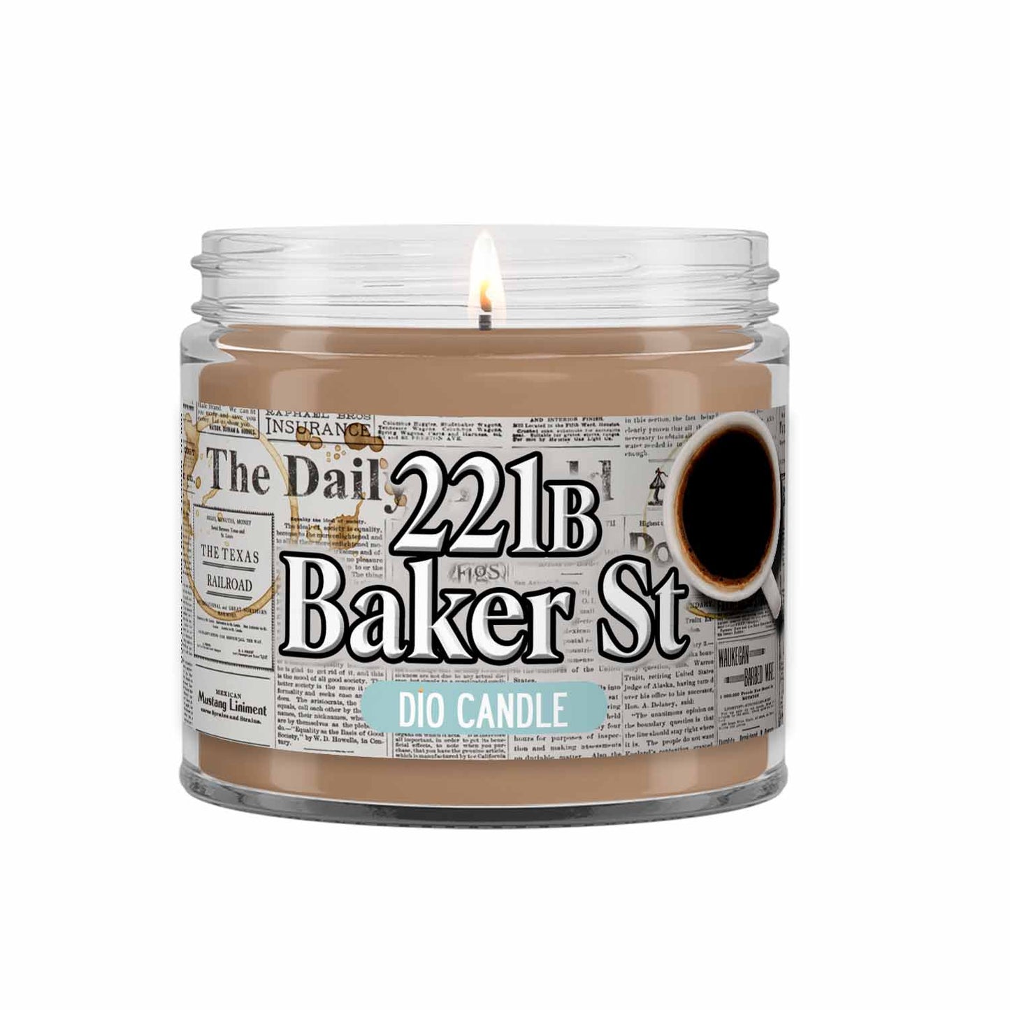 221b Baker Street Candle