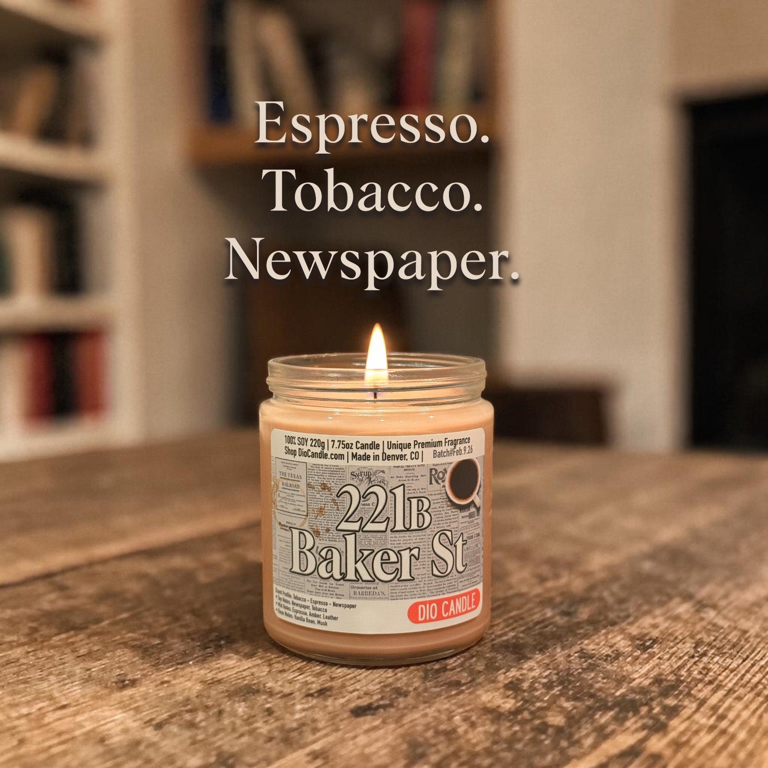 pipe tobacco candle scent 221b Baker Street Candle pipe tobacco candle scent 221b Baker Street Candle