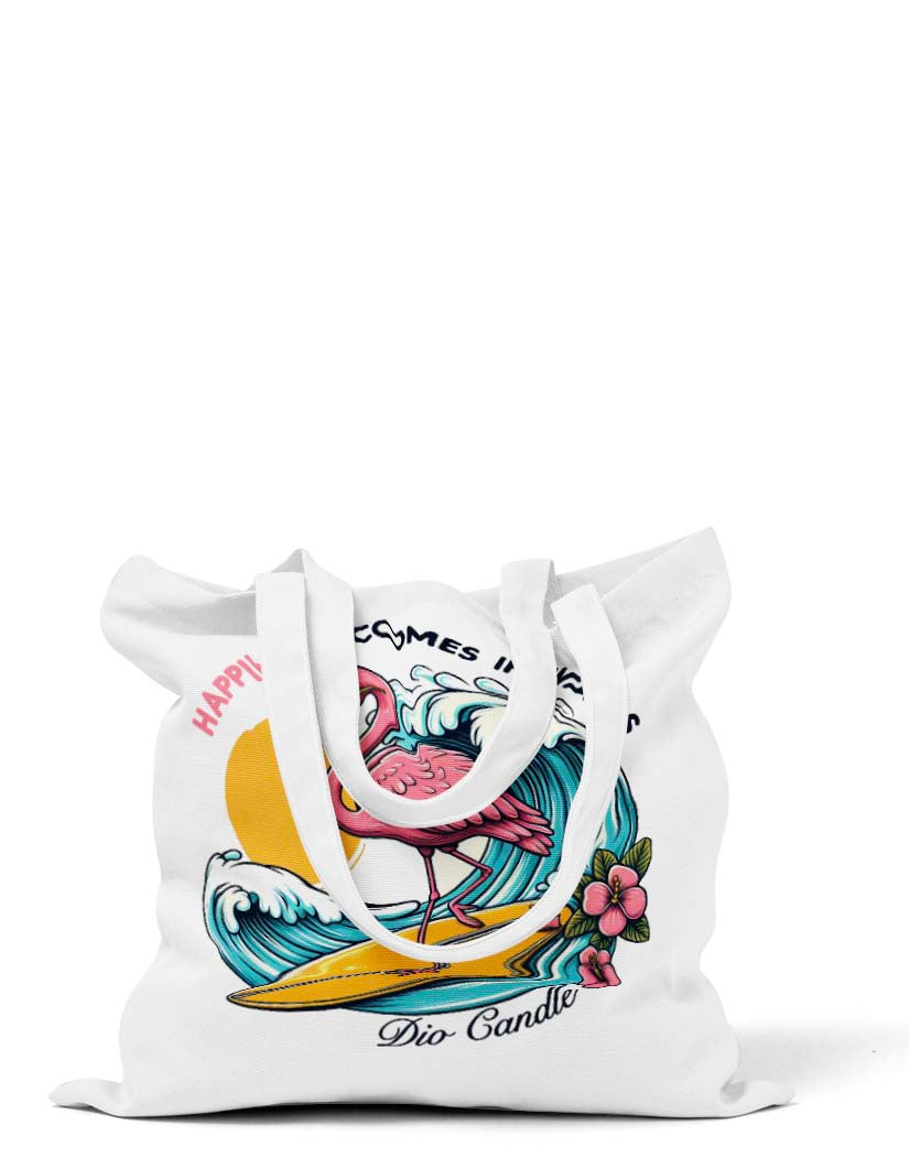 Happy Waves Tote Bag