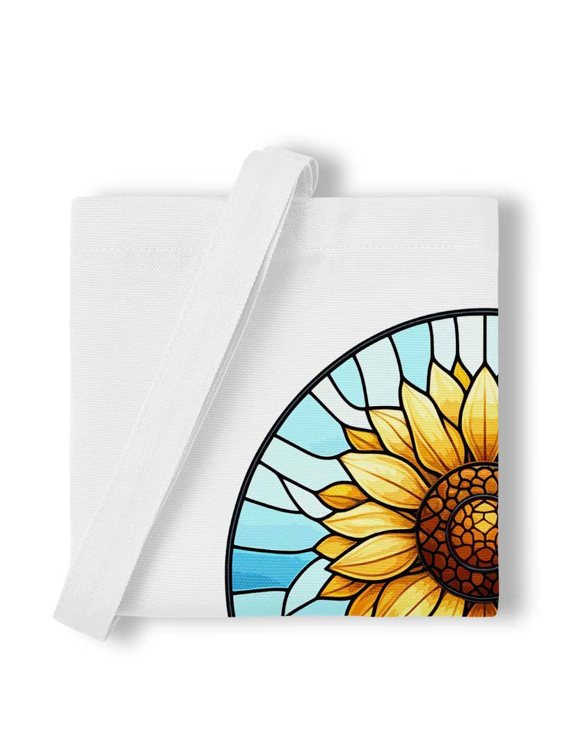 Glass Sunflower Tote Bag