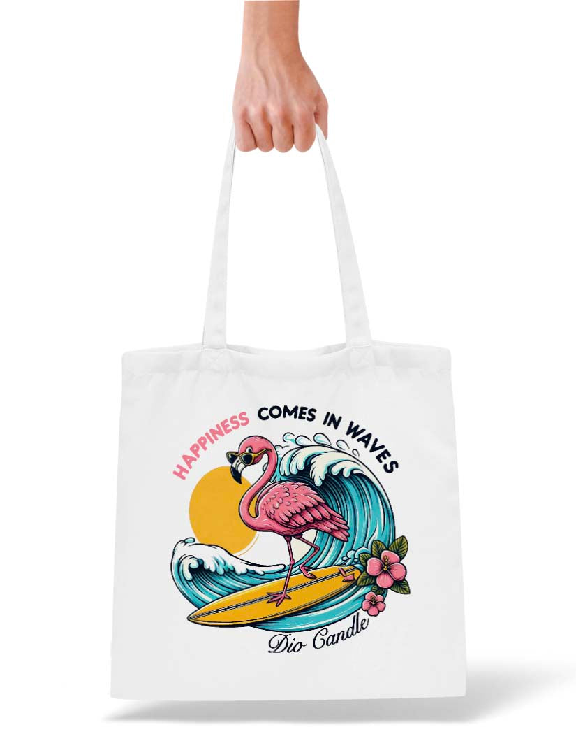 Happy Waves Tote Bag