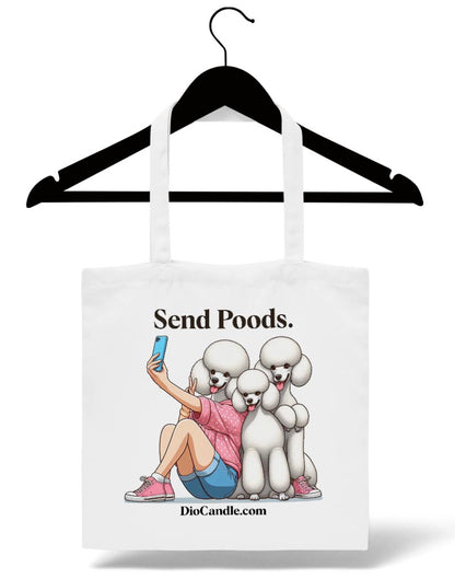 Funny Poodles Tote Bag
