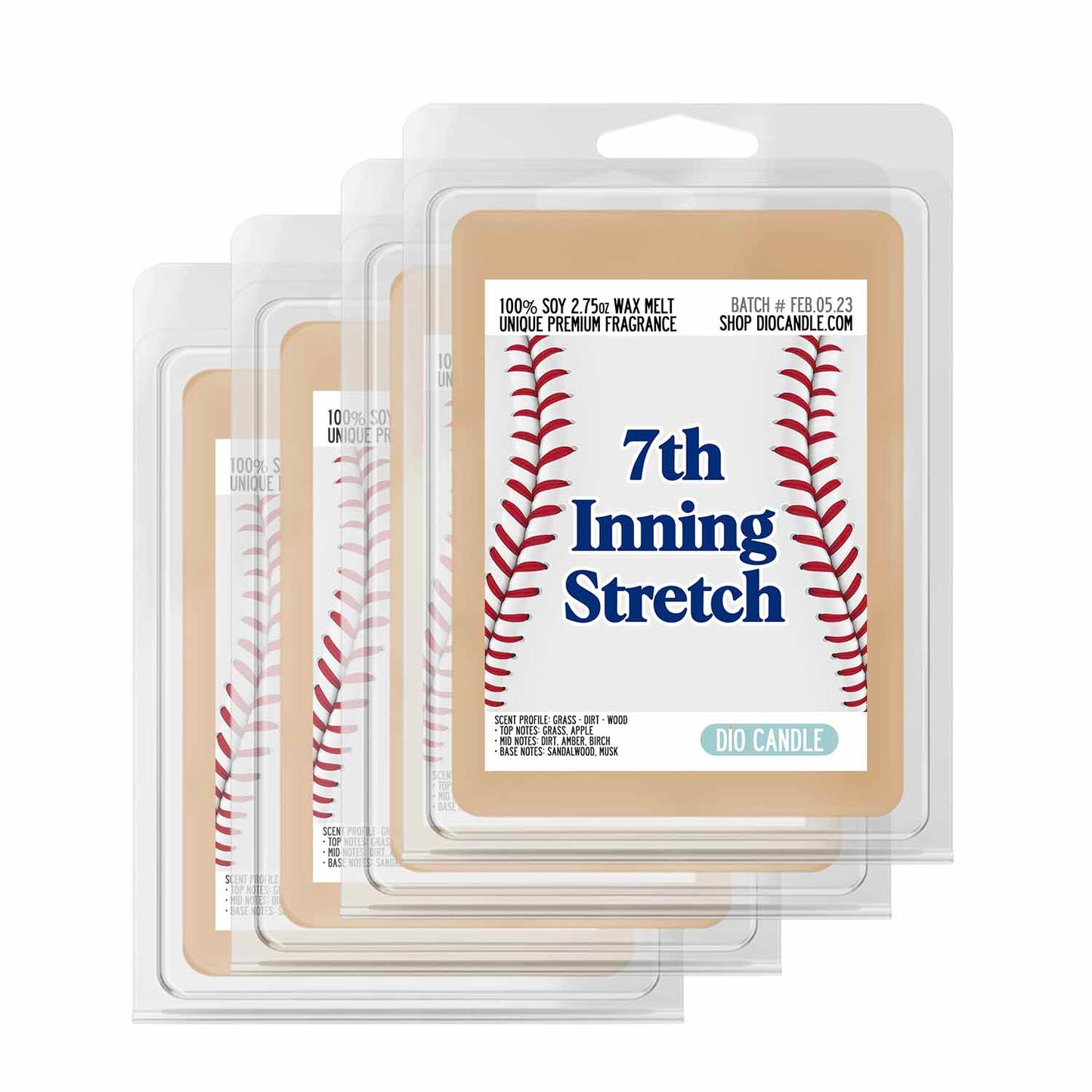 7th Inning Stretch Baseball Candle