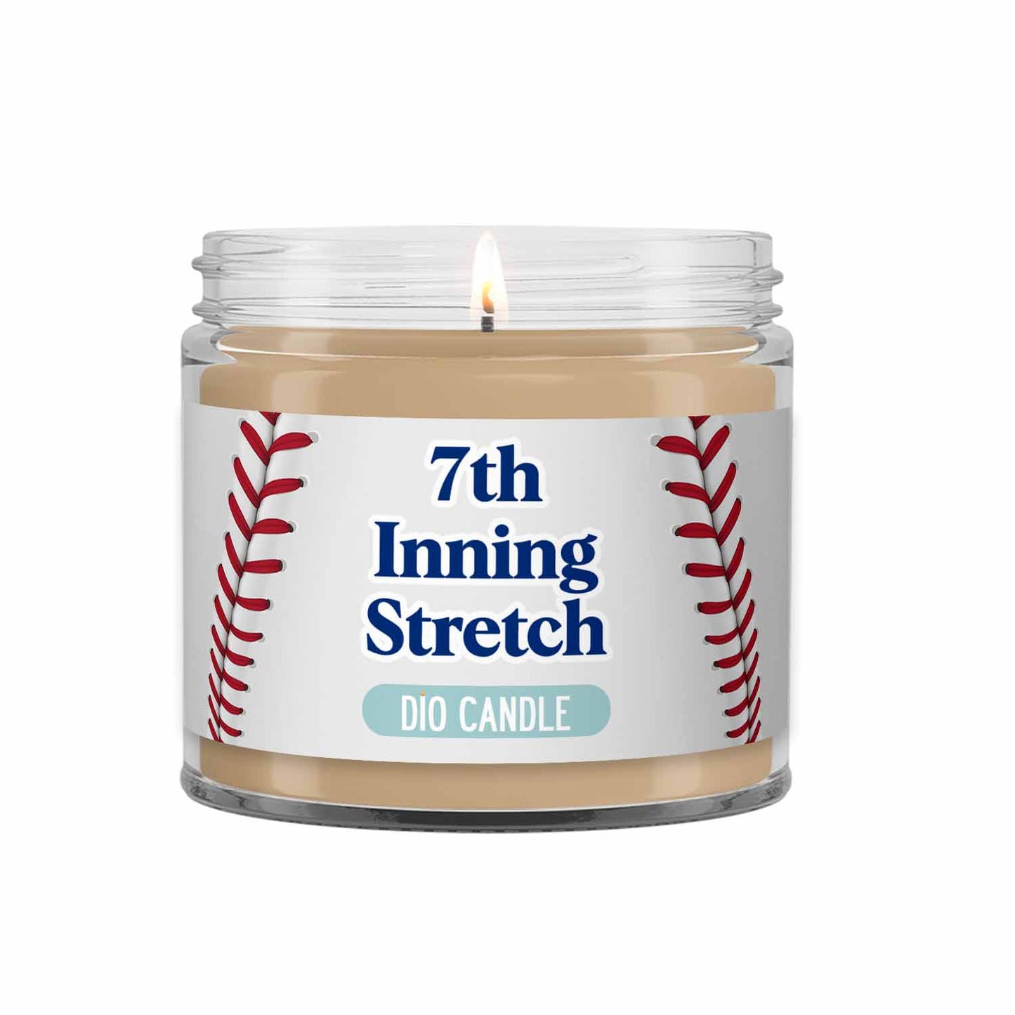 7th Inning Stretch Baseball Candle