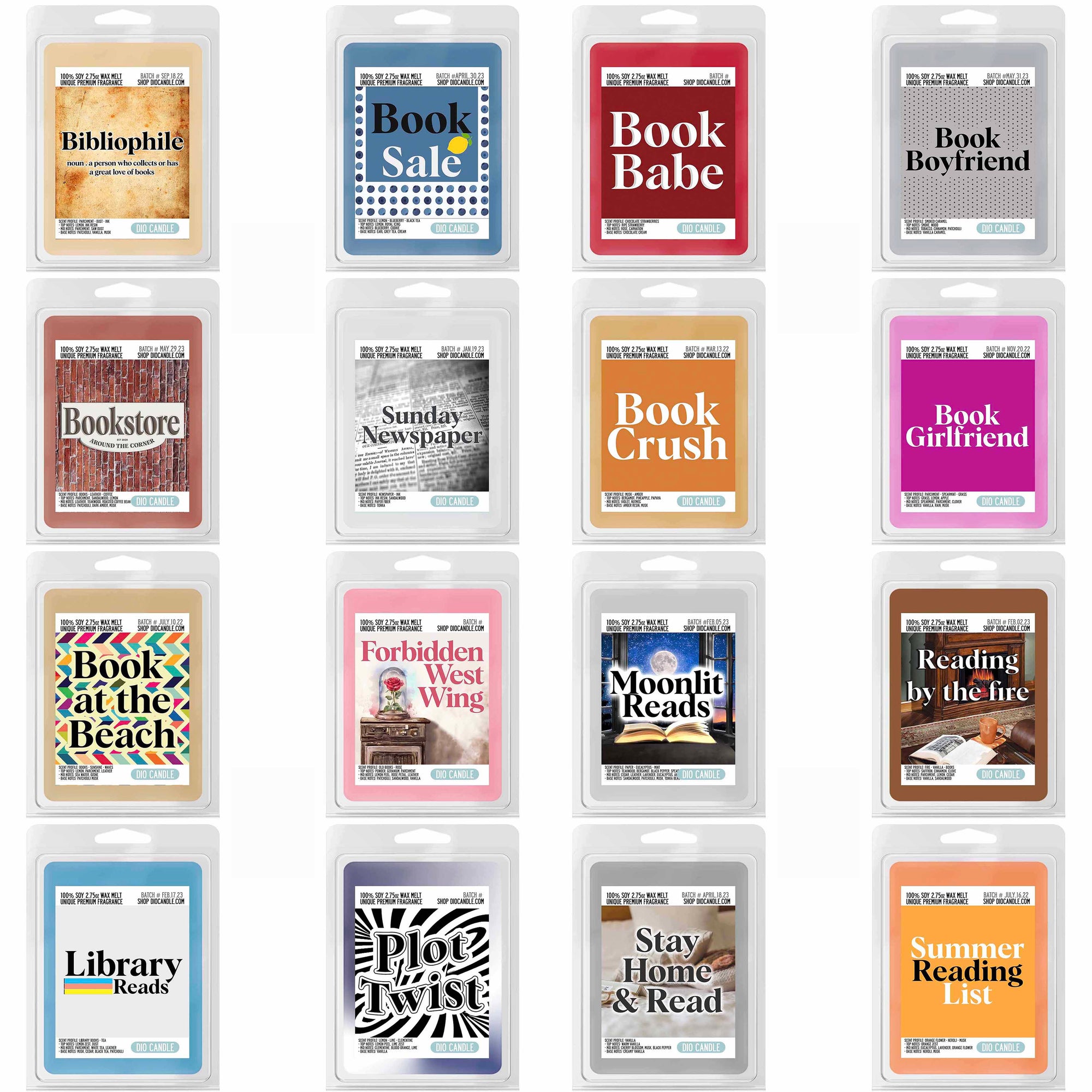 Bookish 4 Candles Gift Set - Build Your Own Edition