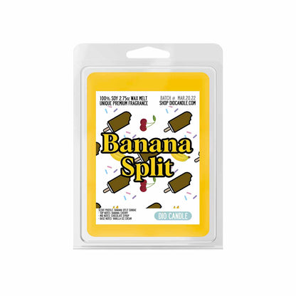 Banana Split Ice Cream Candle