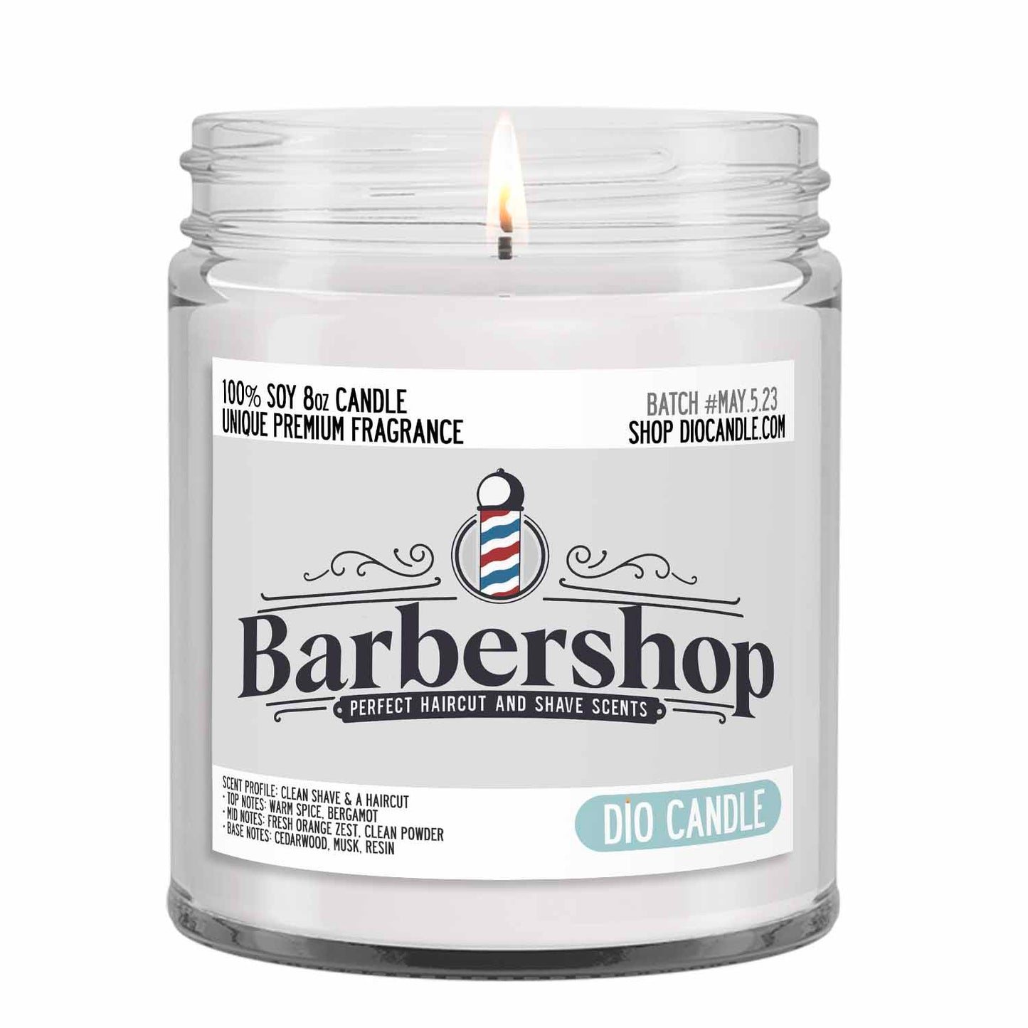 Barbershop Candle