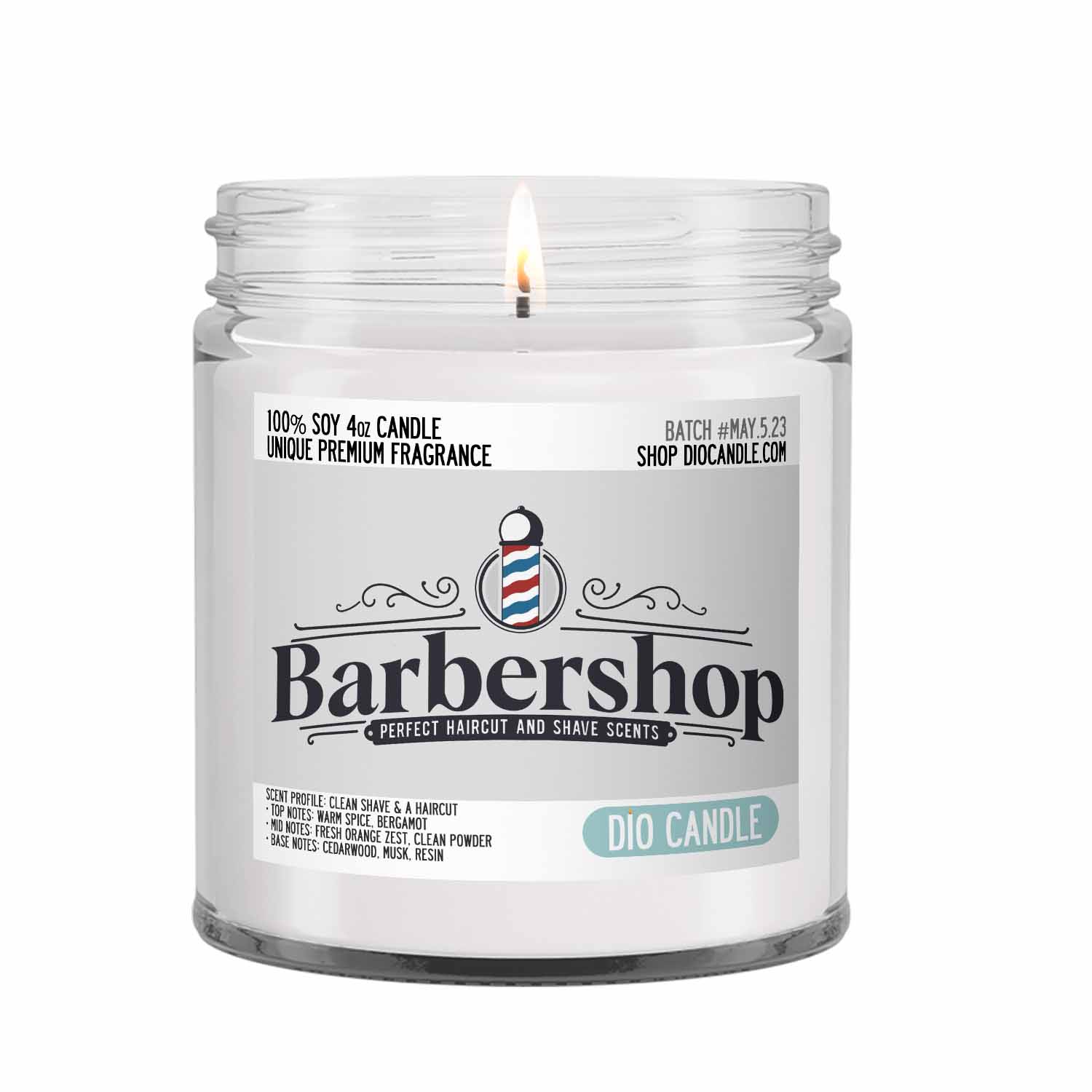 Barbershop Candle