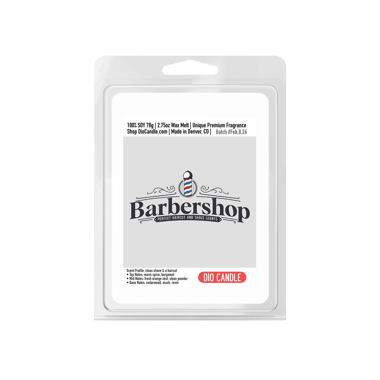 Barbershop Candle