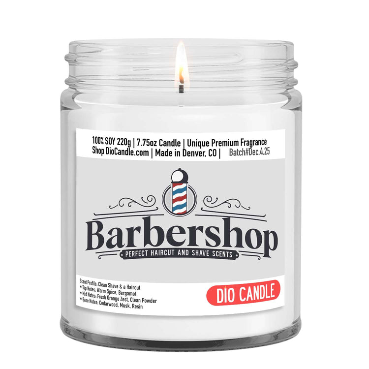 Barbershop Candle