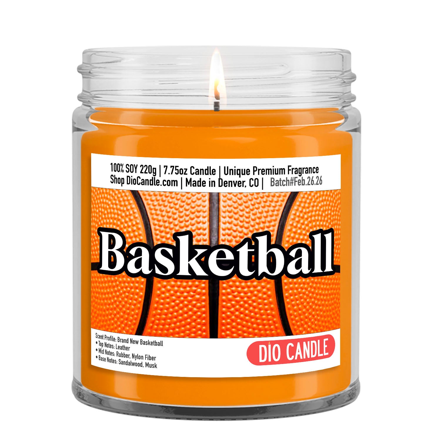 Basketball Candle