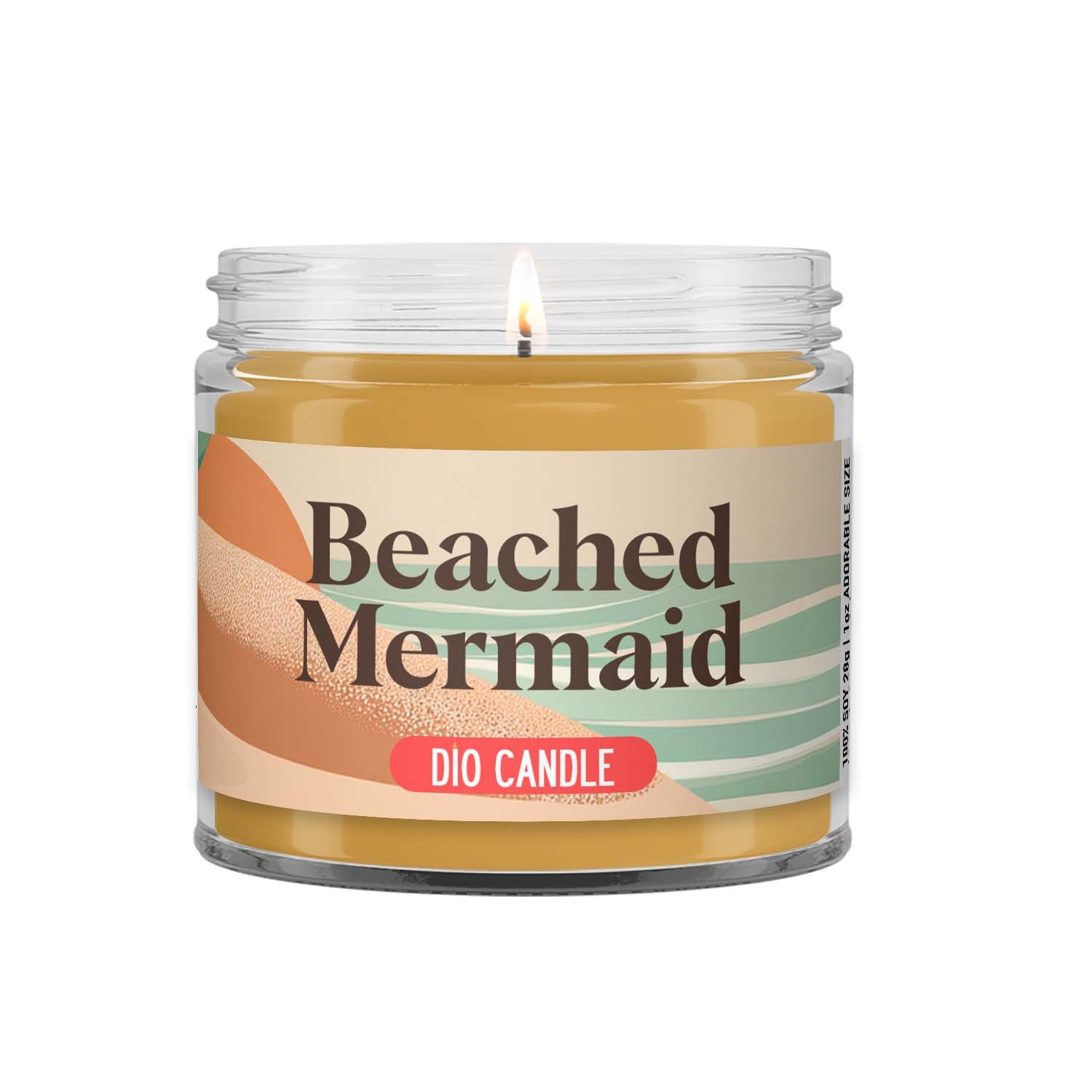 Beached Mermaid Candle