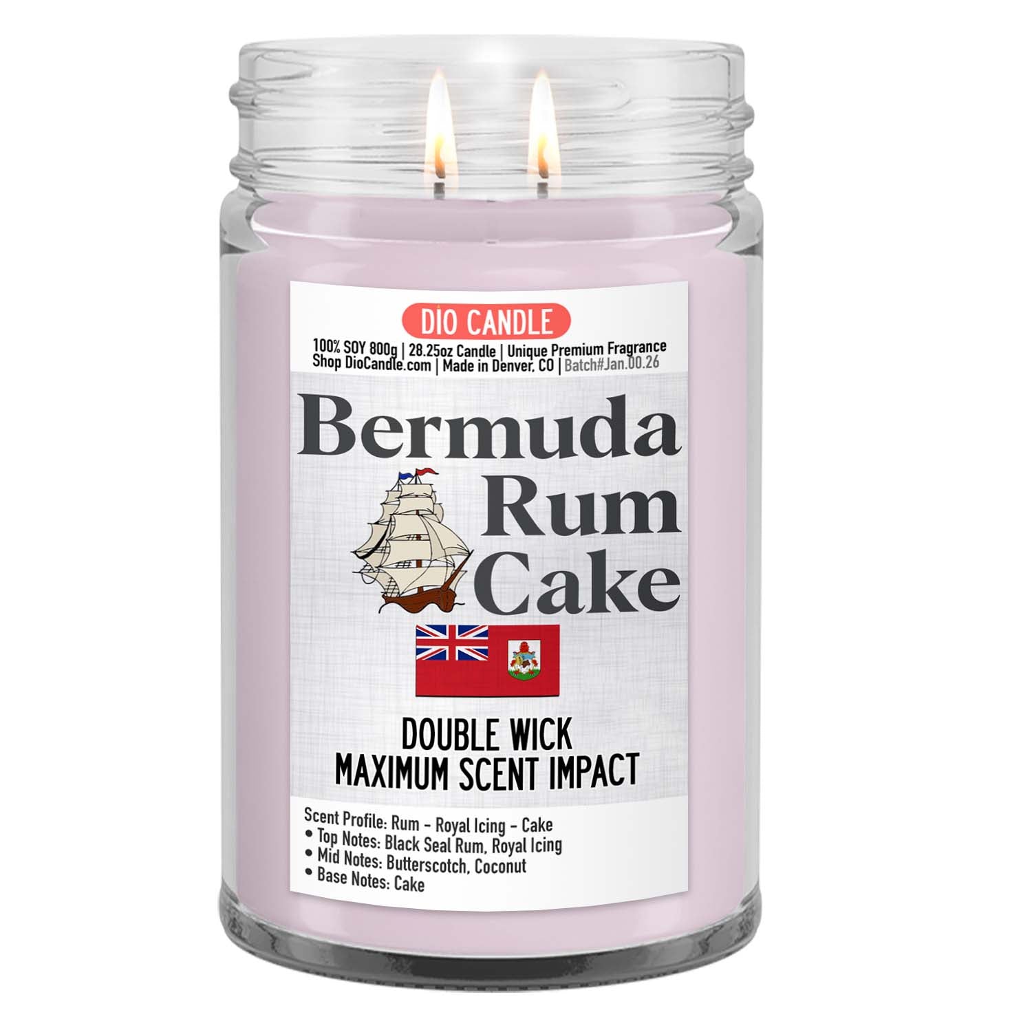 Bermuda Rum Cakes Candle