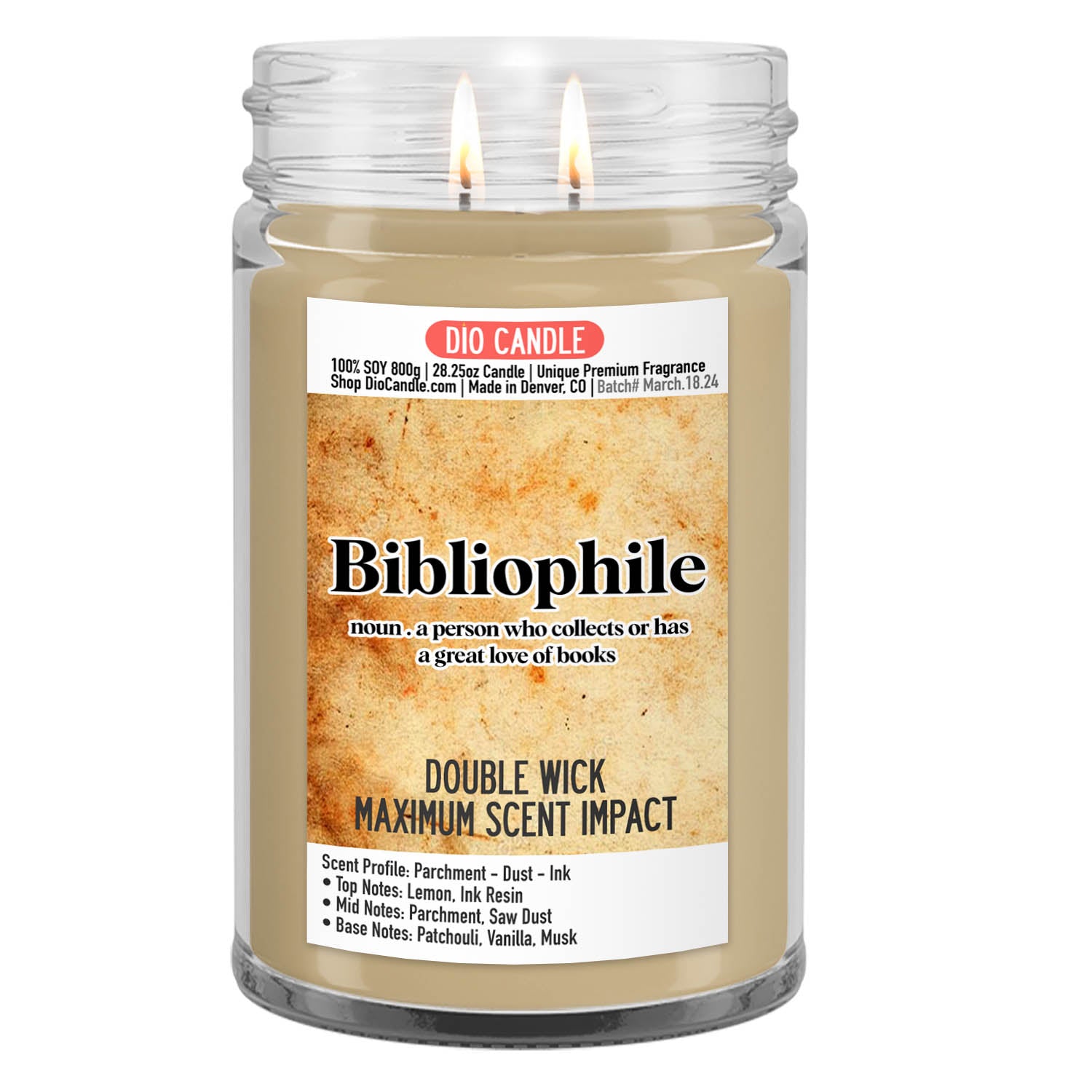 Bibliophile Candle