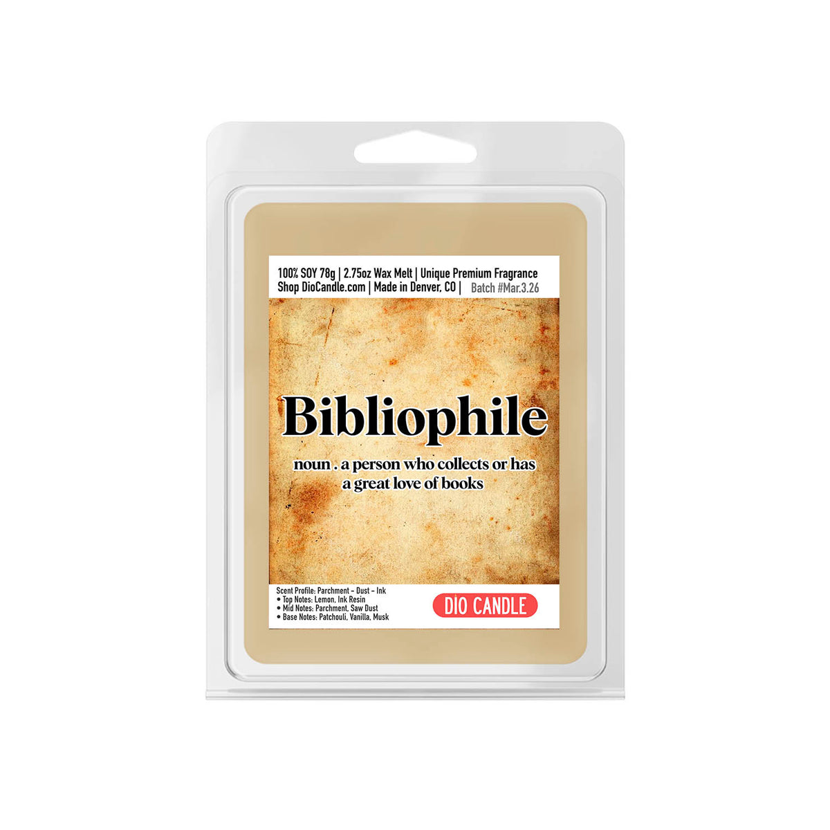 Bibliophile Candle