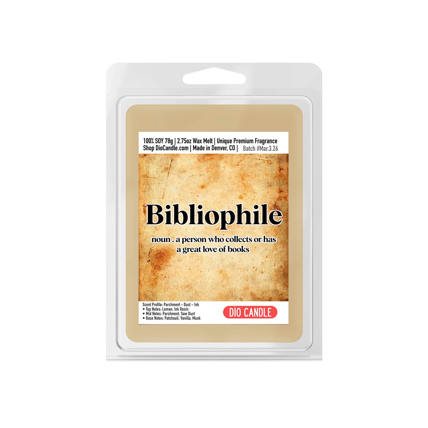 Bibliophile Candle