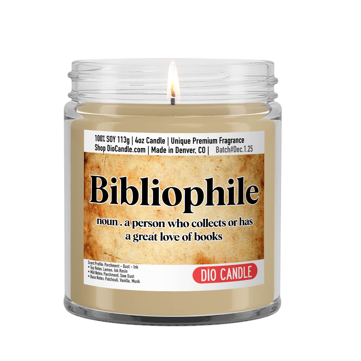 Bibliophile Candle