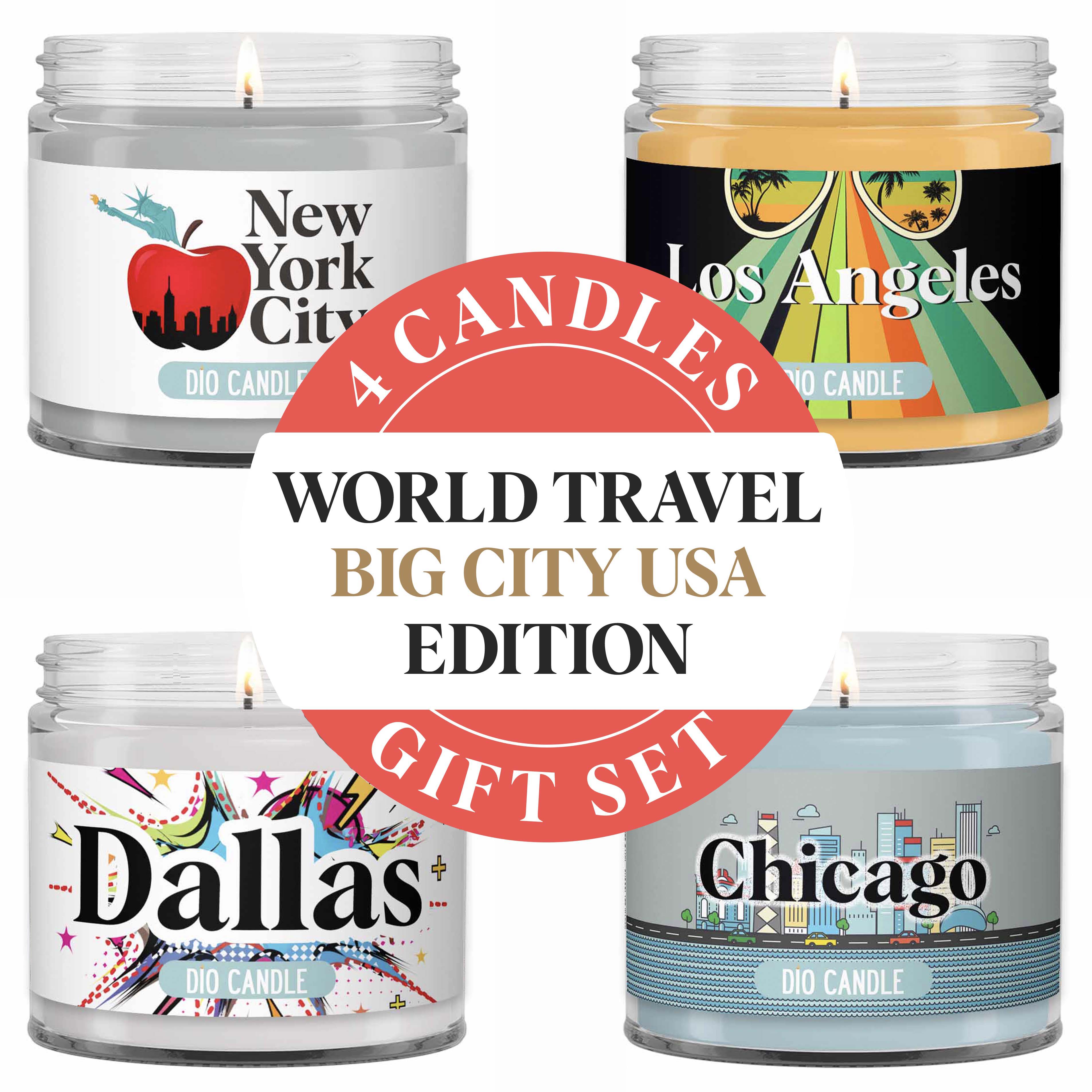 Big City USA Candle Gift Set