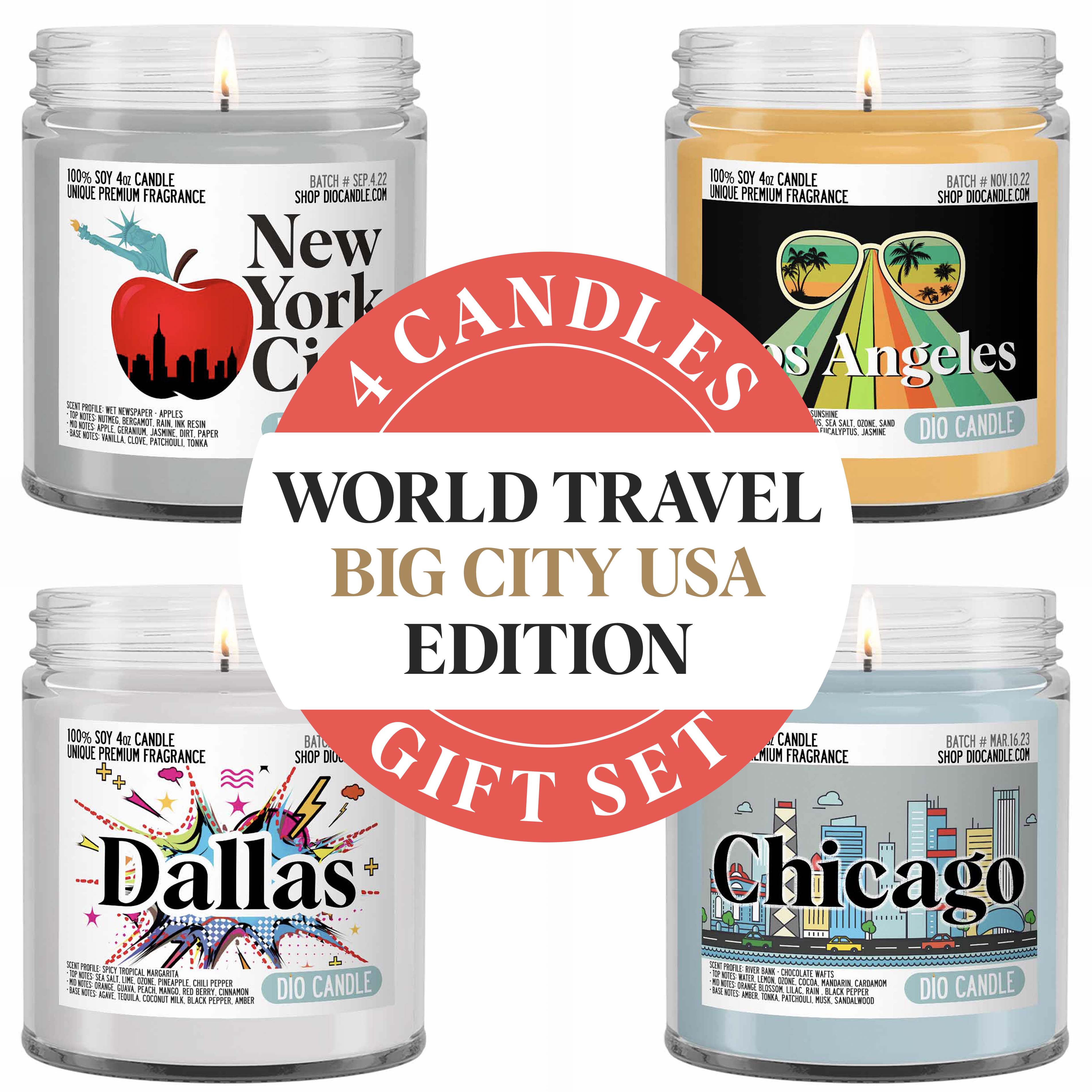 Big City USA Candle Gift Set