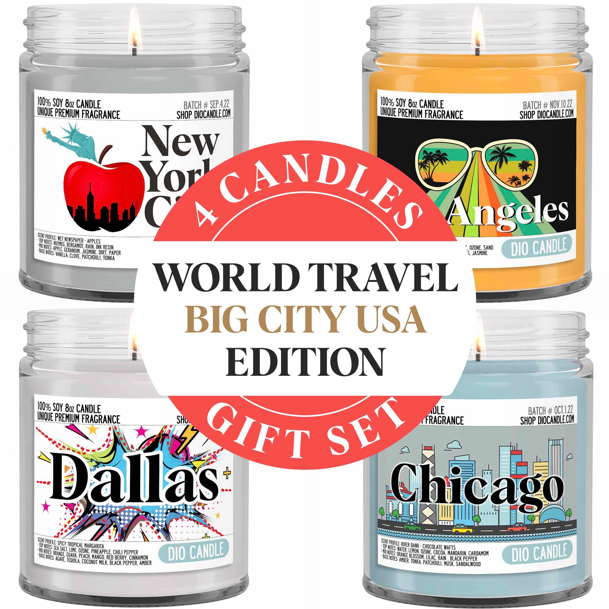 Big City USA Candle Gift Set