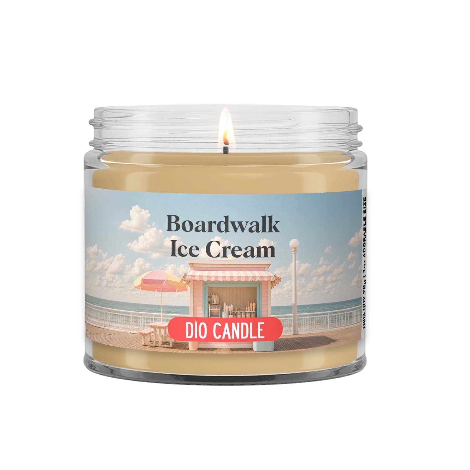 Boardwalk Ice Cream Candle