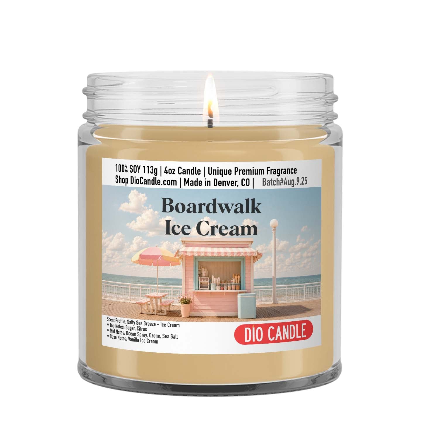 Boardwalk Ice Cream Candle