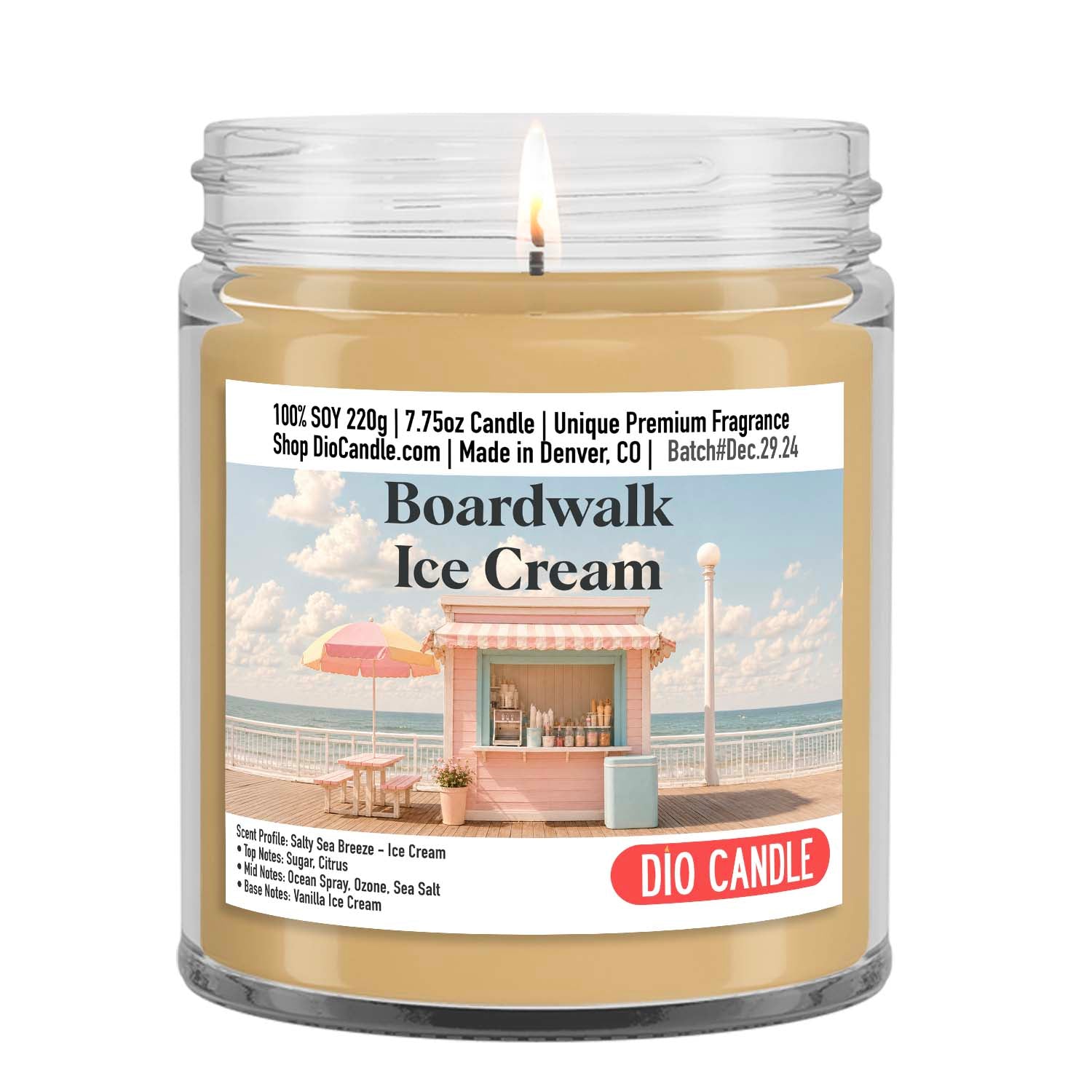 Boardwalk Ice Cream Candle