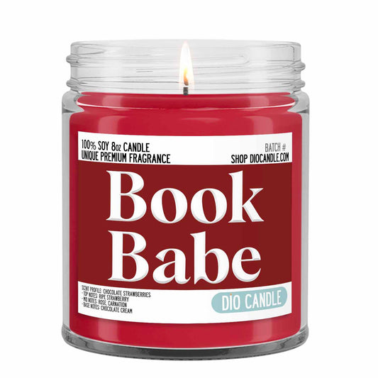 Book Babe Candle