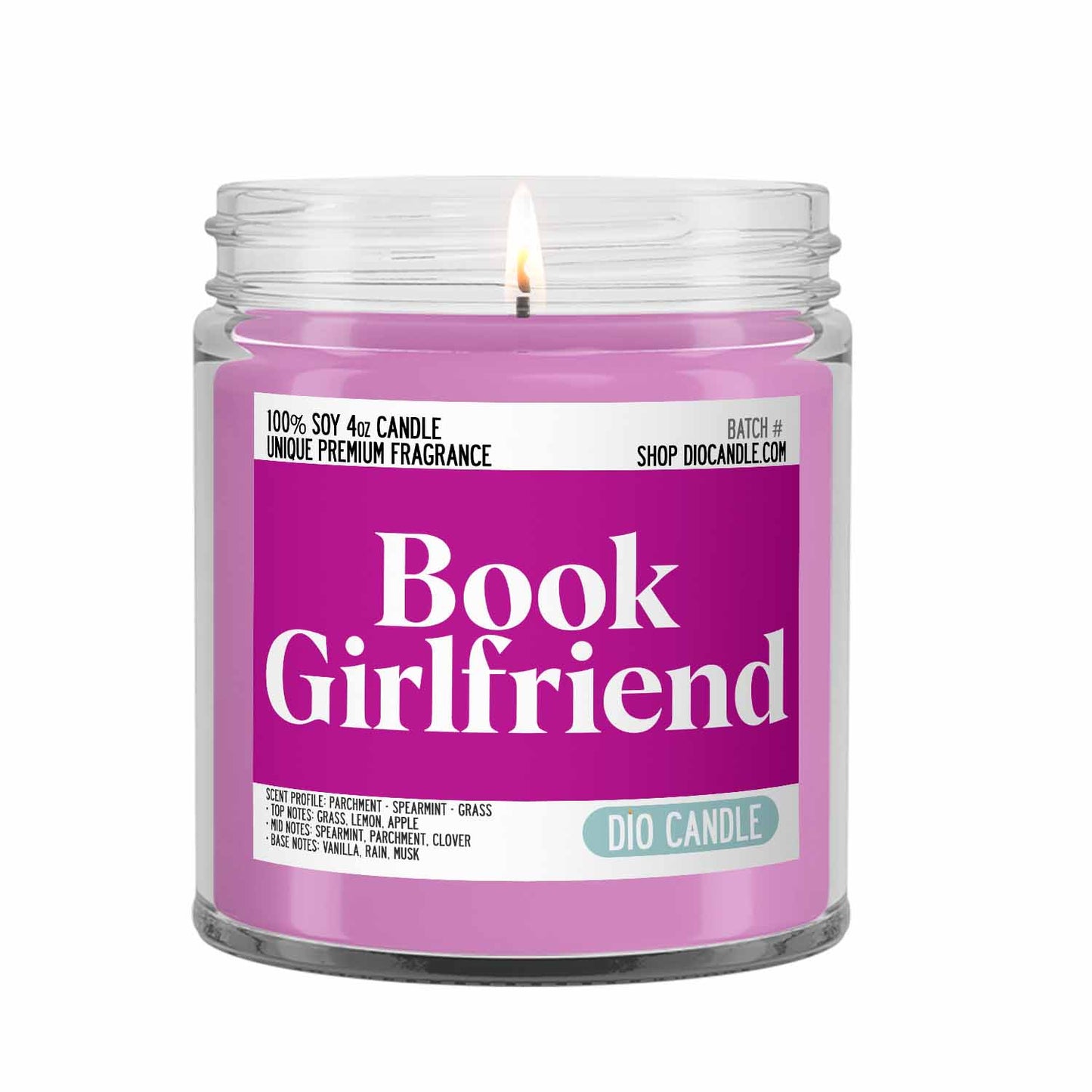 Book Girlfriend Candle