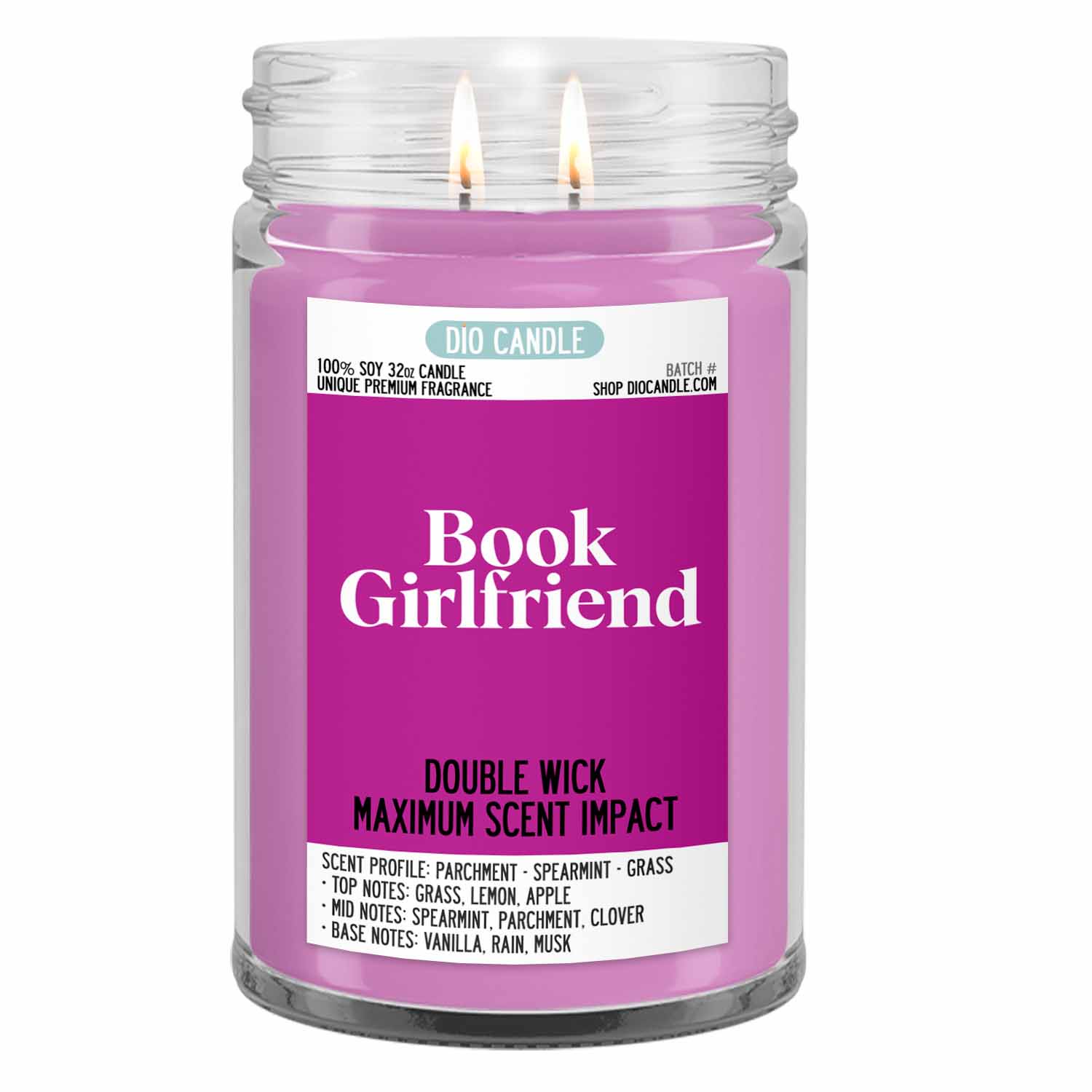 Book Girlfriend Candle