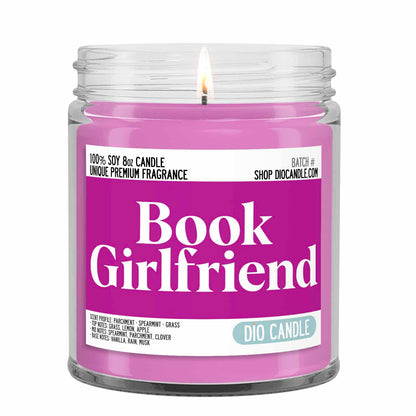 Book Girlfriend Candle