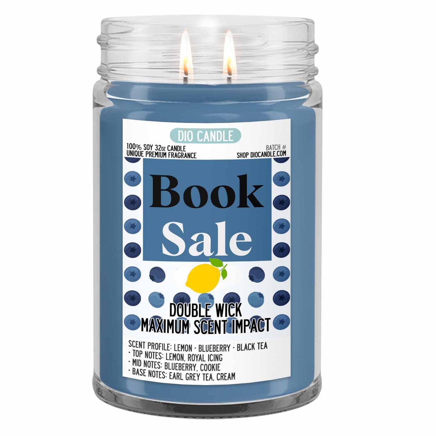 Book Sale Candle