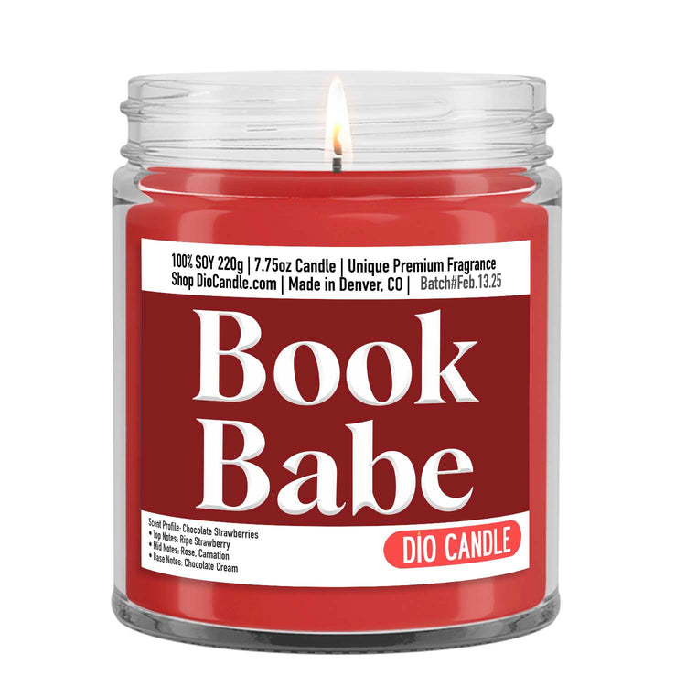 Book Babe Candle