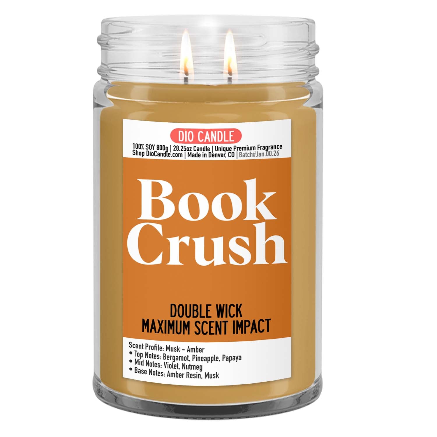 Book Crush Candle