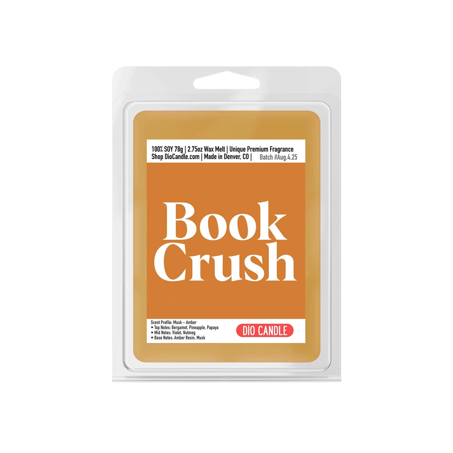 Book Crush Candle