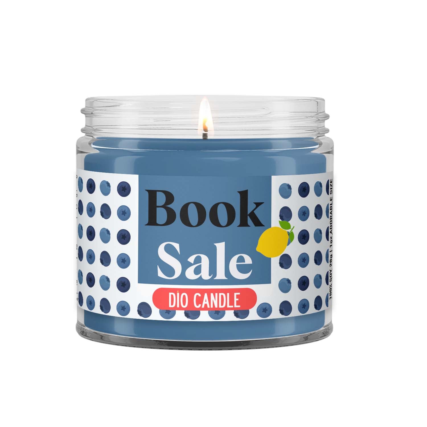 Book Sale Candle