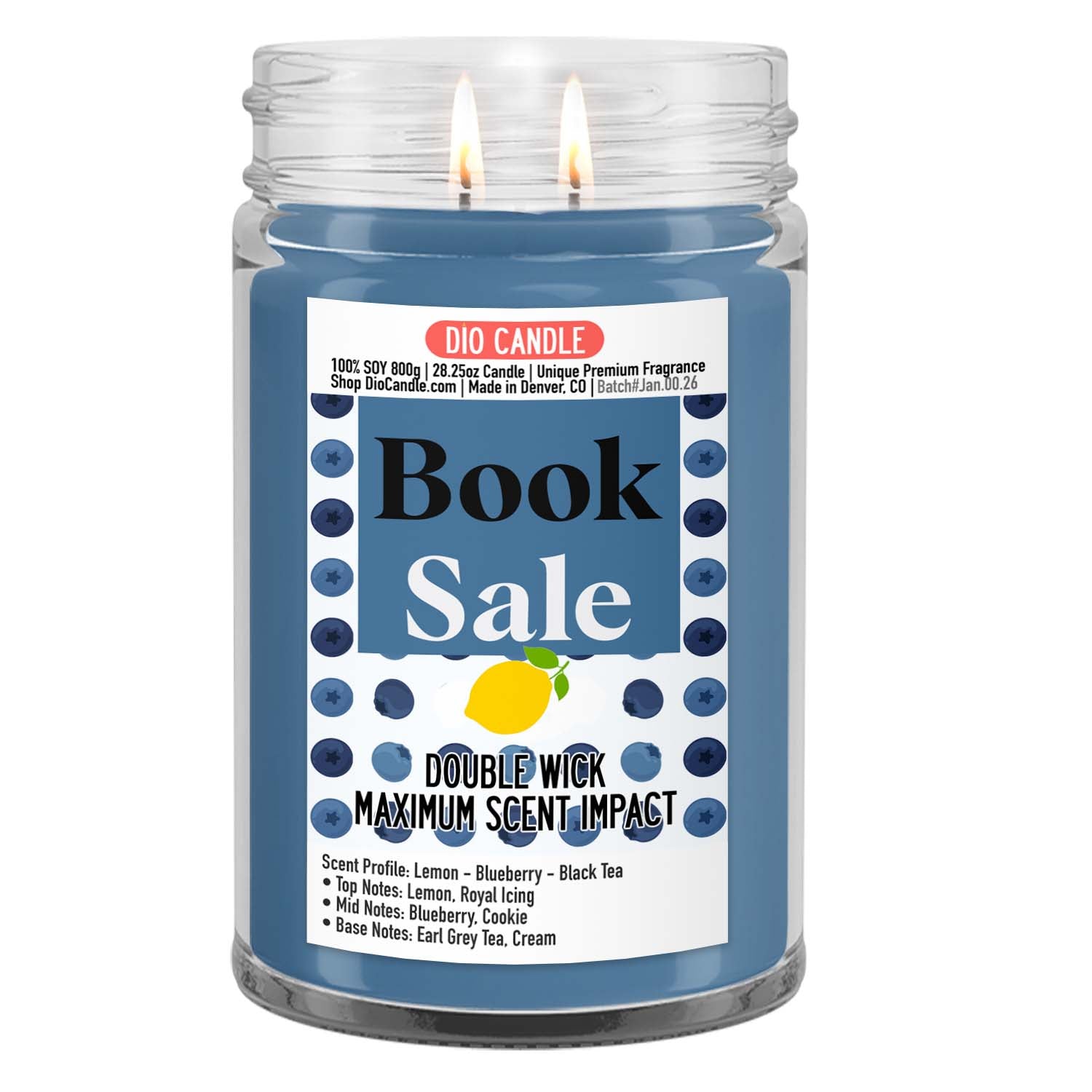 Book Sale Candle
