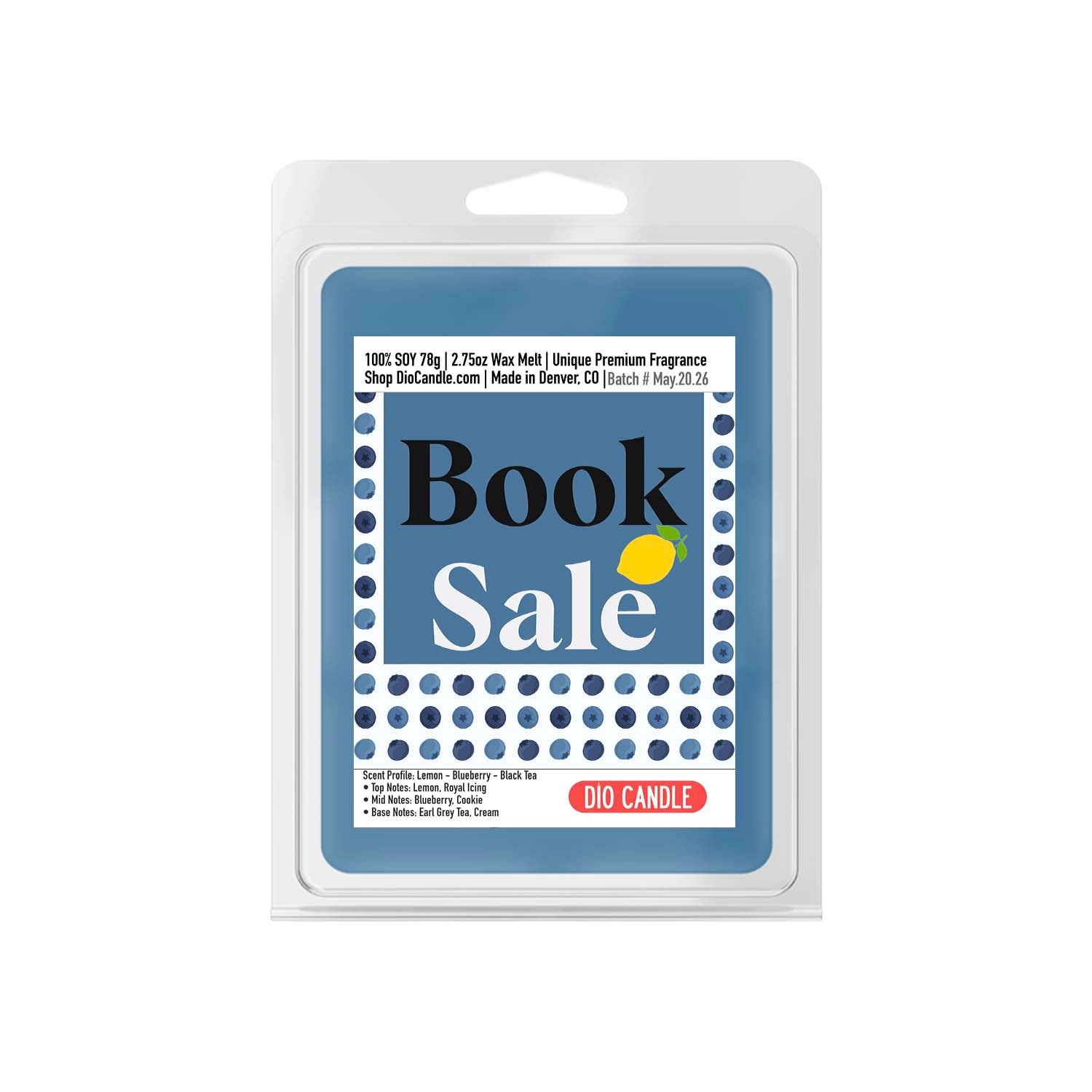 Book Sale Candle