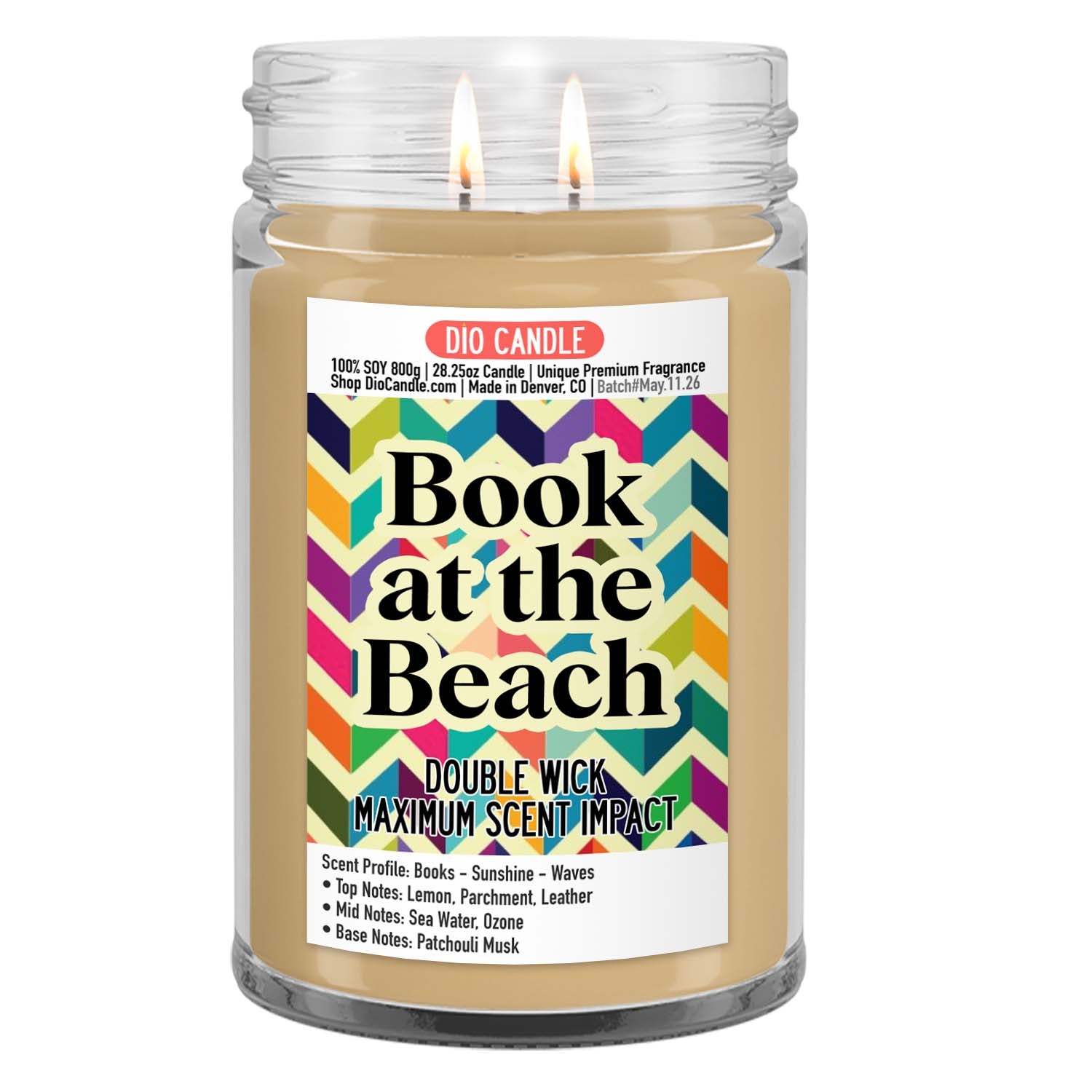 Book at the Beach Candle