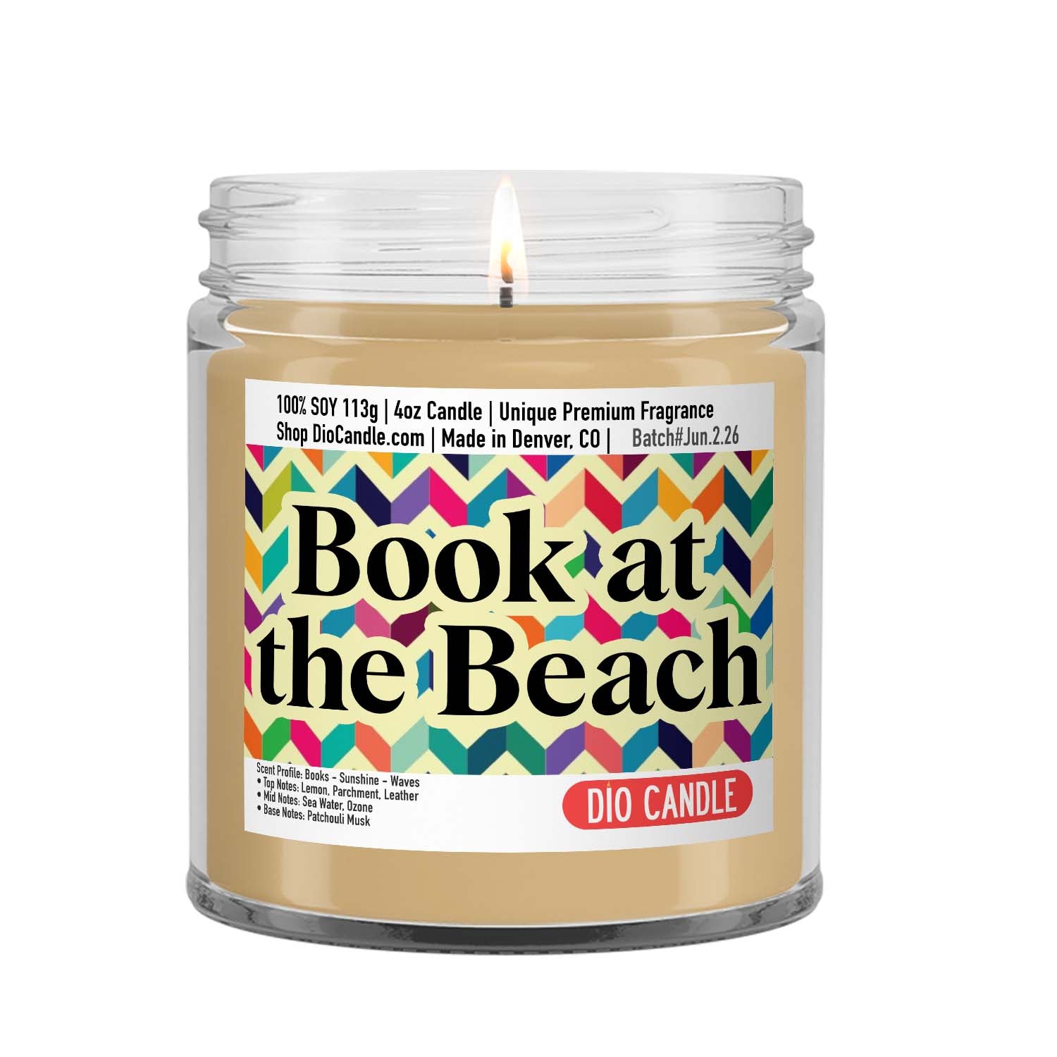Book at the Beach Candle